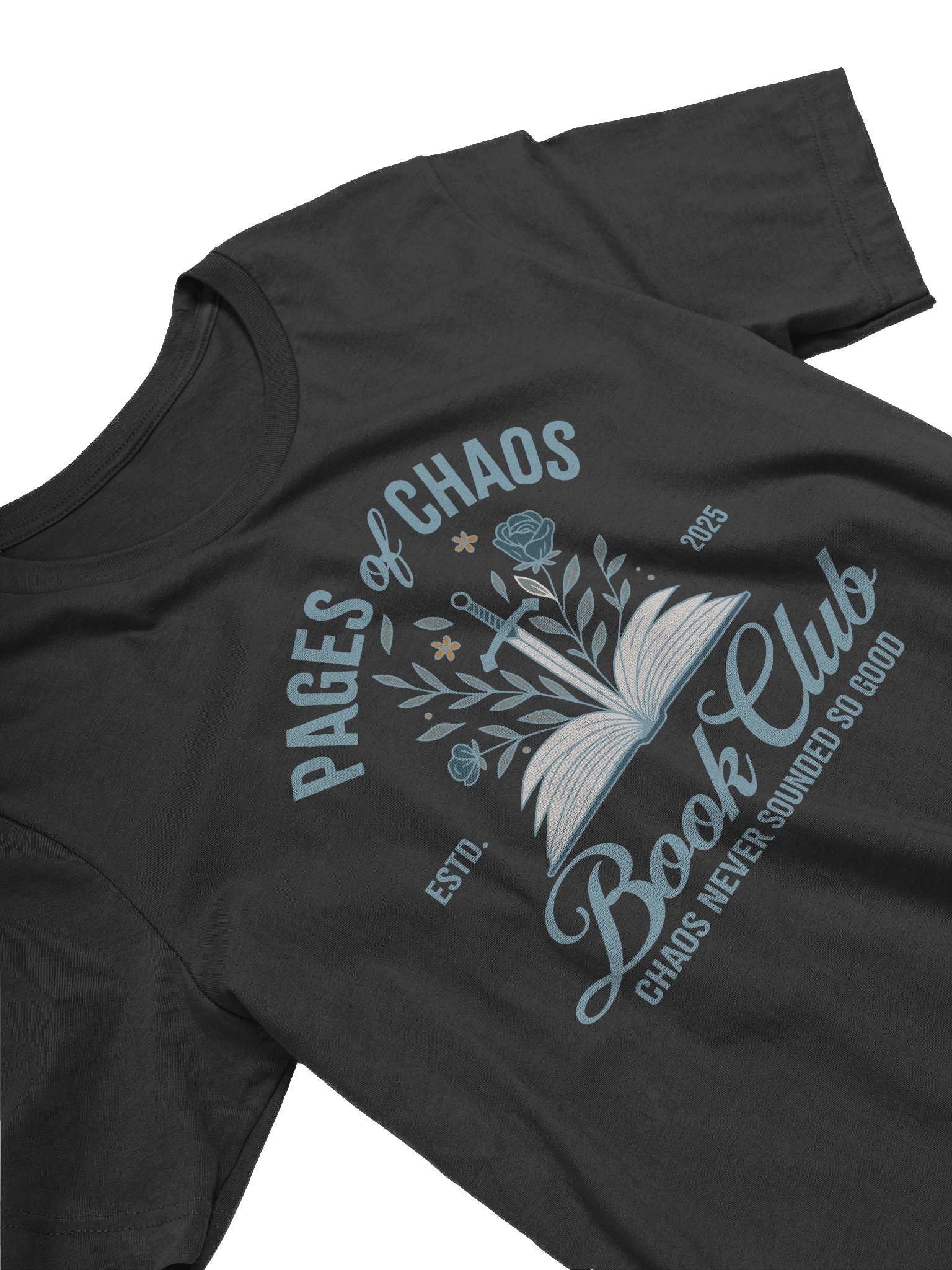 Pages of Chaos Book Club Tee (Dark) product image (17)