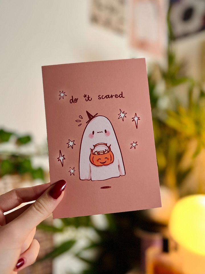 Do It Scared art print product image (2)