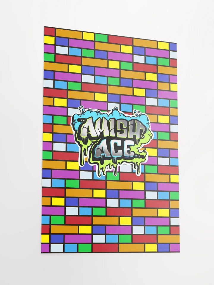 Amish Ace Graffiti Matte Paper Poster (12