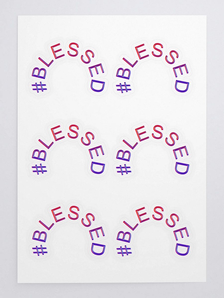 Blessed Sticker Sheet product image (1)