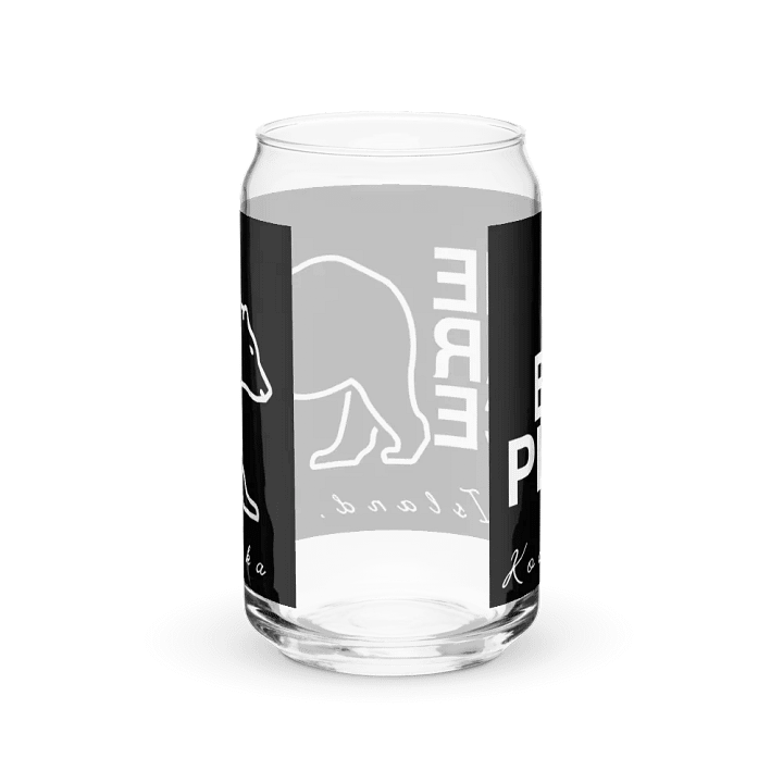 The Bear Place Can-Shaped Glass product image (6)