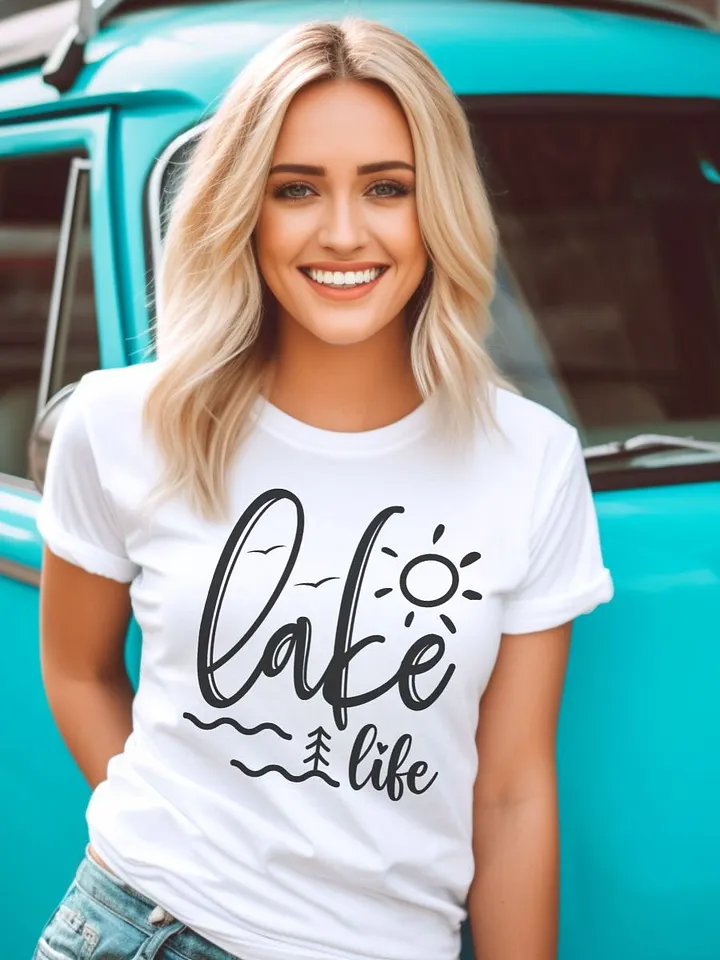 Lake Life Gildan 64000 Unisex Tshirt product image (1)