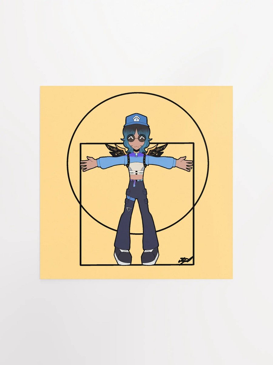 The Vitruvian HatKid | Enhanced Matte Poster product image (3)