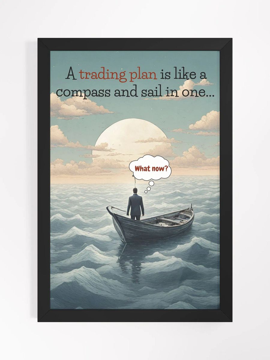Trading Plan Custom Artwork Framed product image (2)