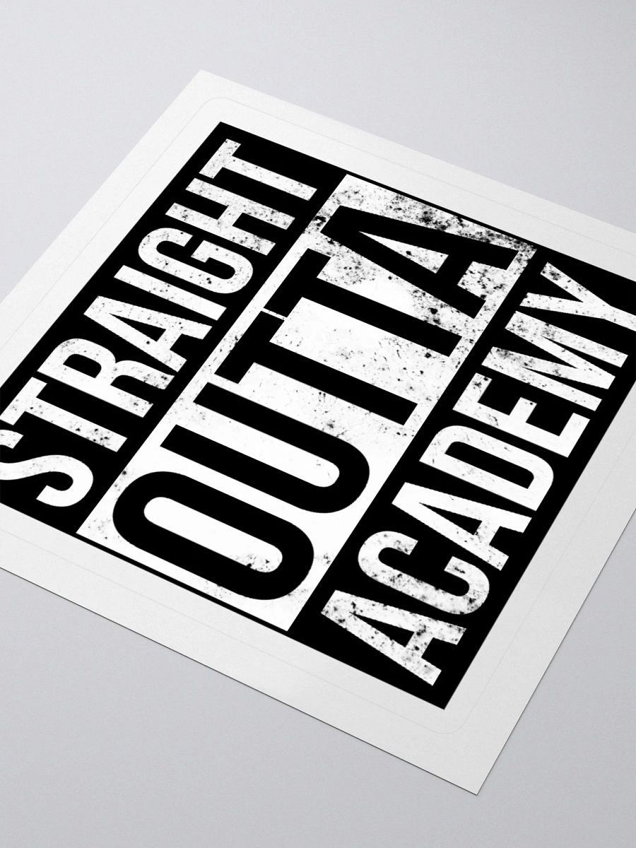 Straight Outta Academy Kiss Cut Stickers product image (8)