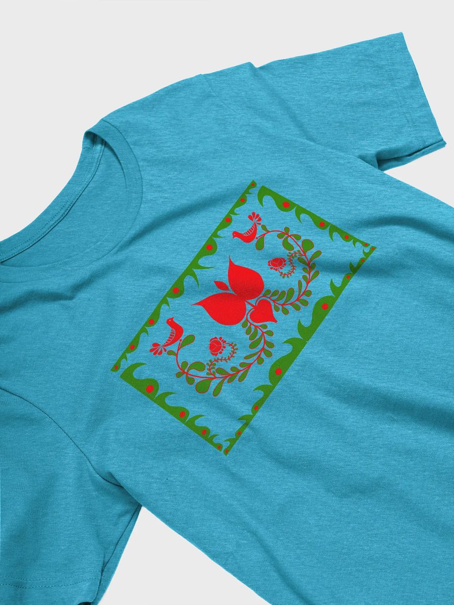 Hungarian Folk-Inspired Symmetry T-Shirt product image (3)