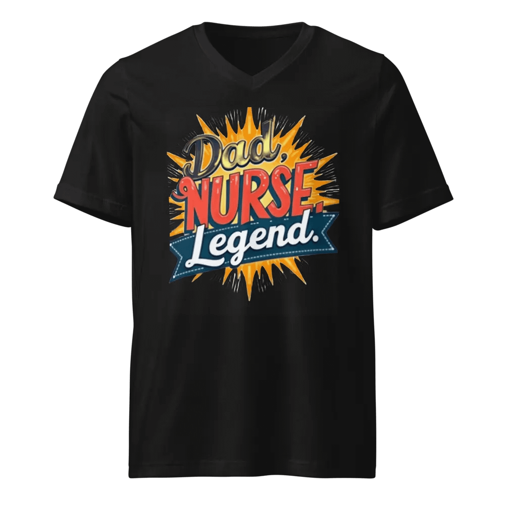 Legendary Dad Nurse V-Neck Tee product image (1)