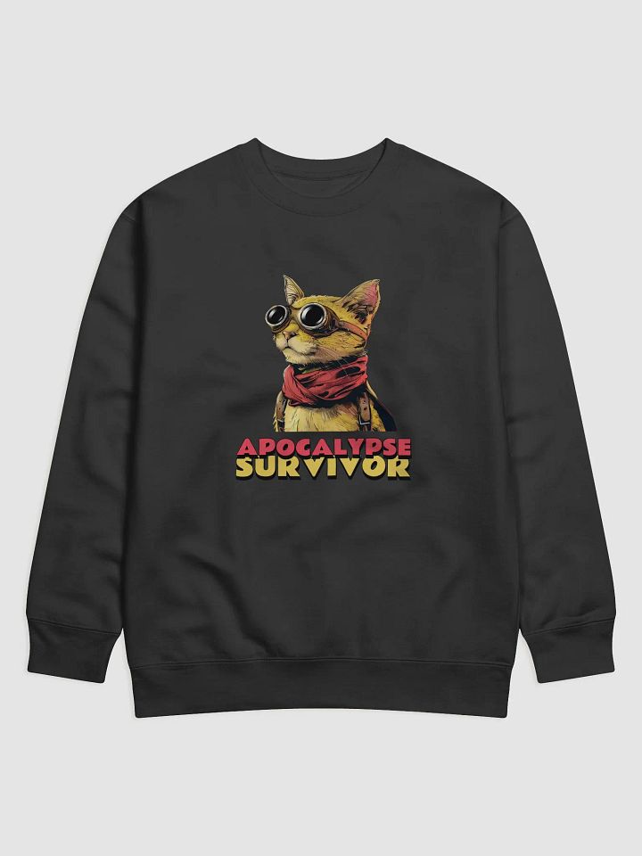 Apocalypse Survivor Cat Aviator Sweatshirt product image (4)