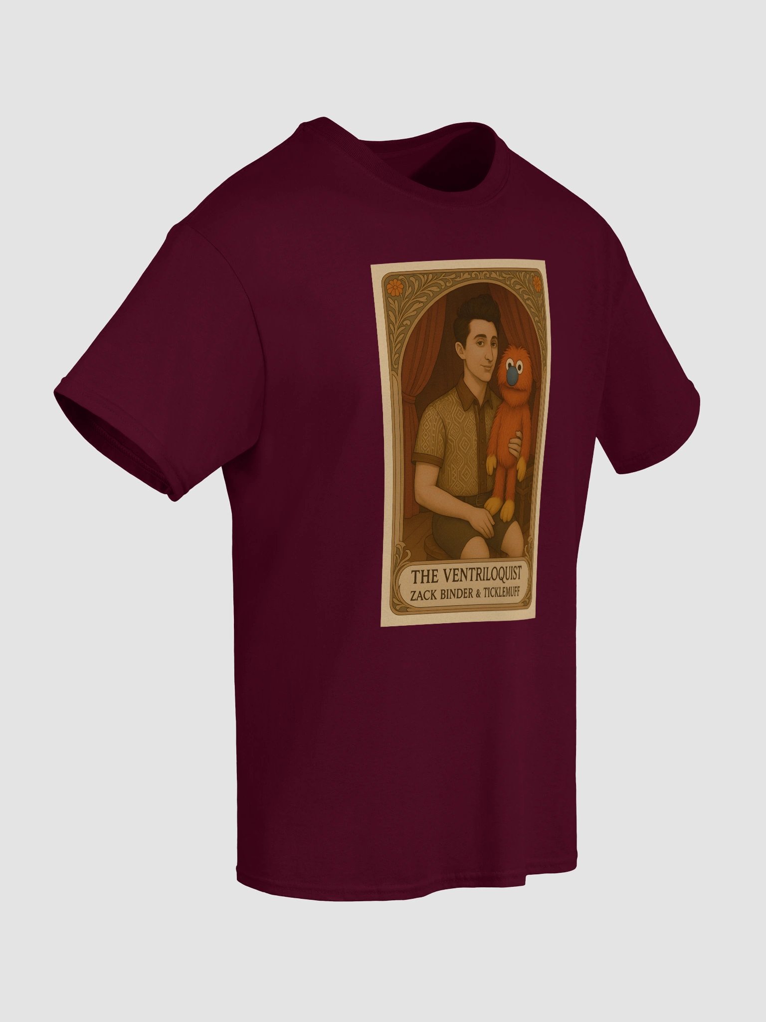 Tarot Card Shirt- Zack Binder and Ticklemuff - Lunch Therapy on the back - Unisex Ultra Cotton Tee product image (71)