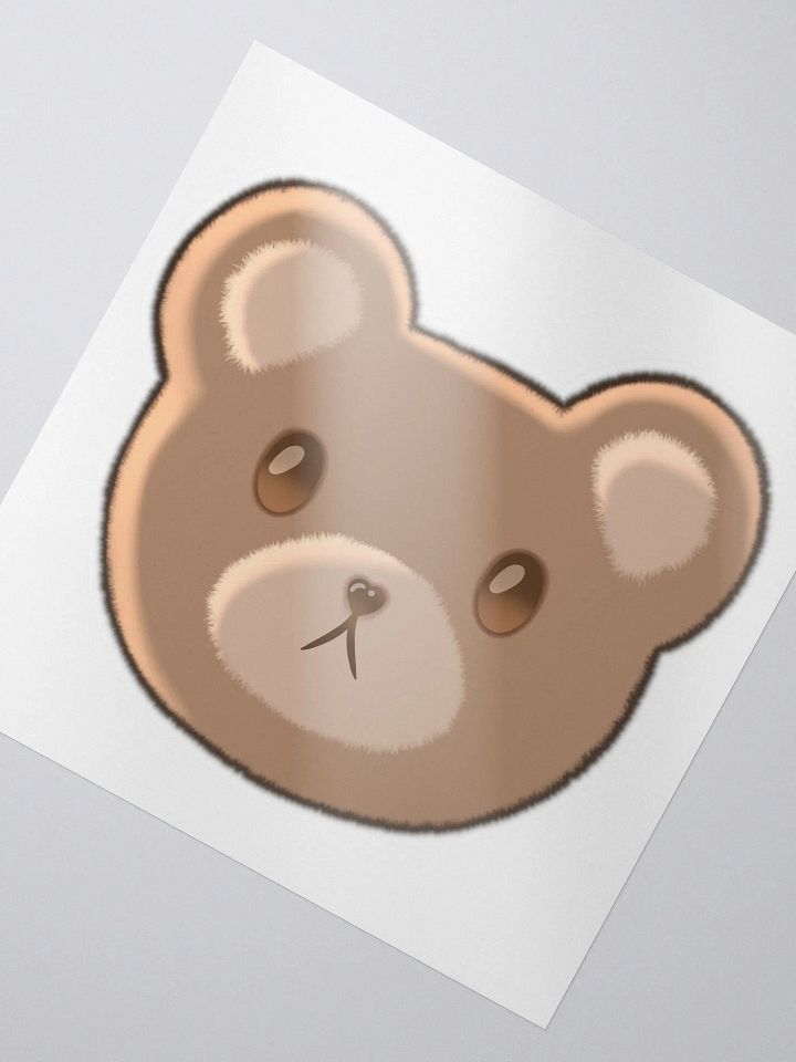 Cute & Cozy Teddy Bear - STICKER product image (2)