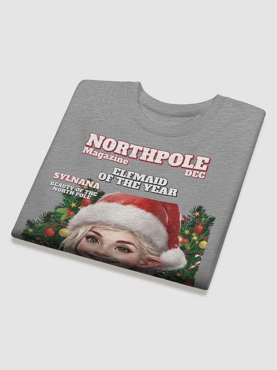 North Pole Magazine Elf of The Year Issue - Magazine Parody Sweatshirt product image (28)
