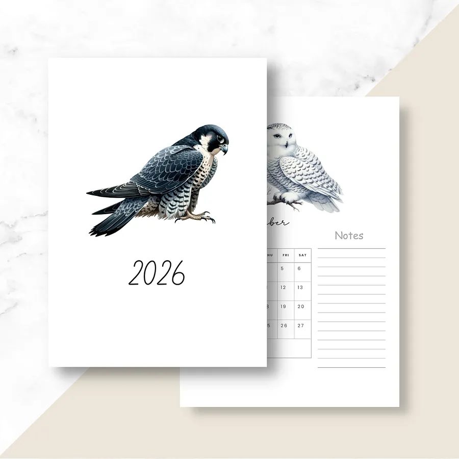 2025-2026 Printable Calendar Pages: Nature product image (6)