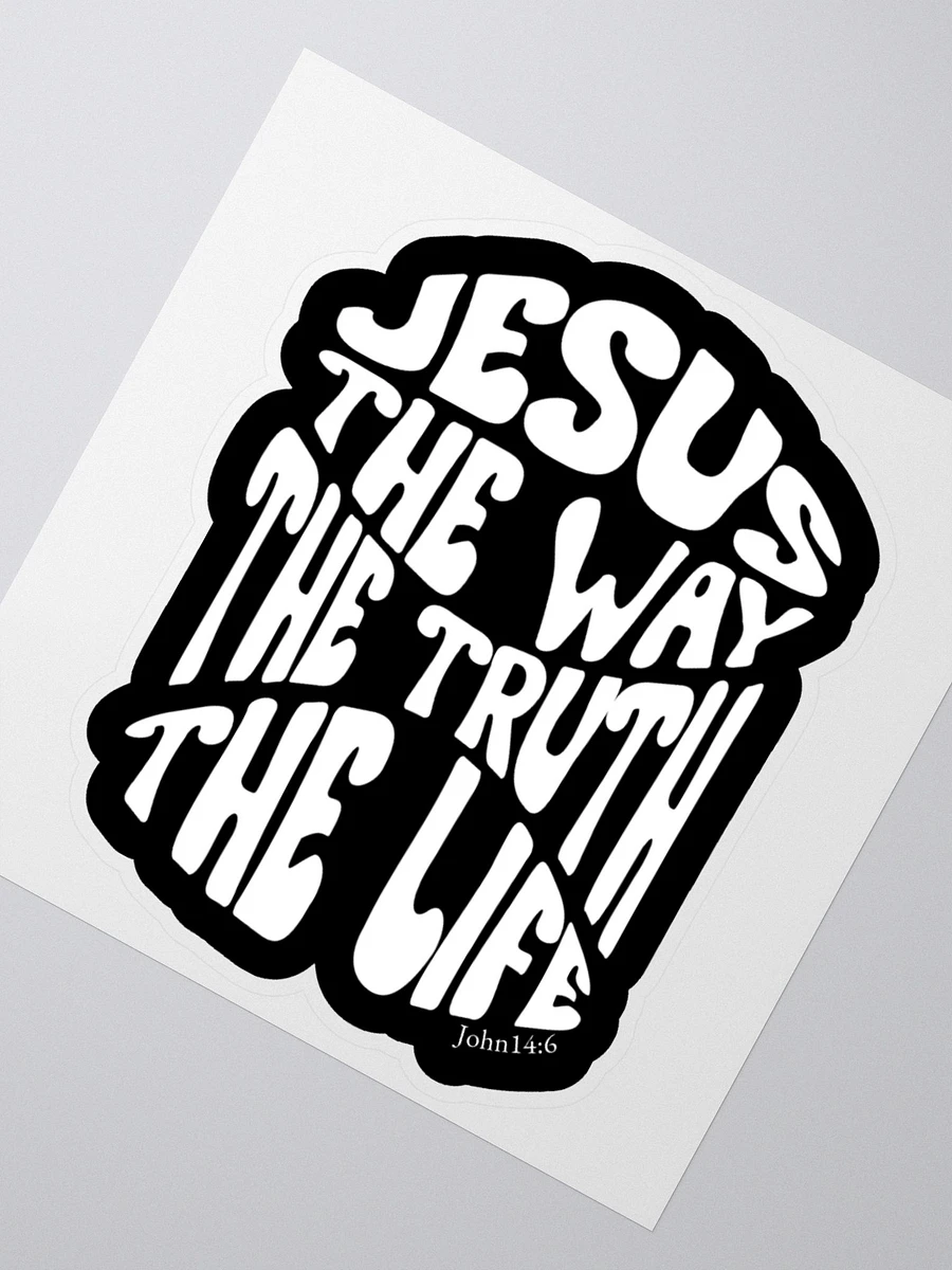 Jesus The Way The Truth The Life John 14:6 Sticker product image (1)