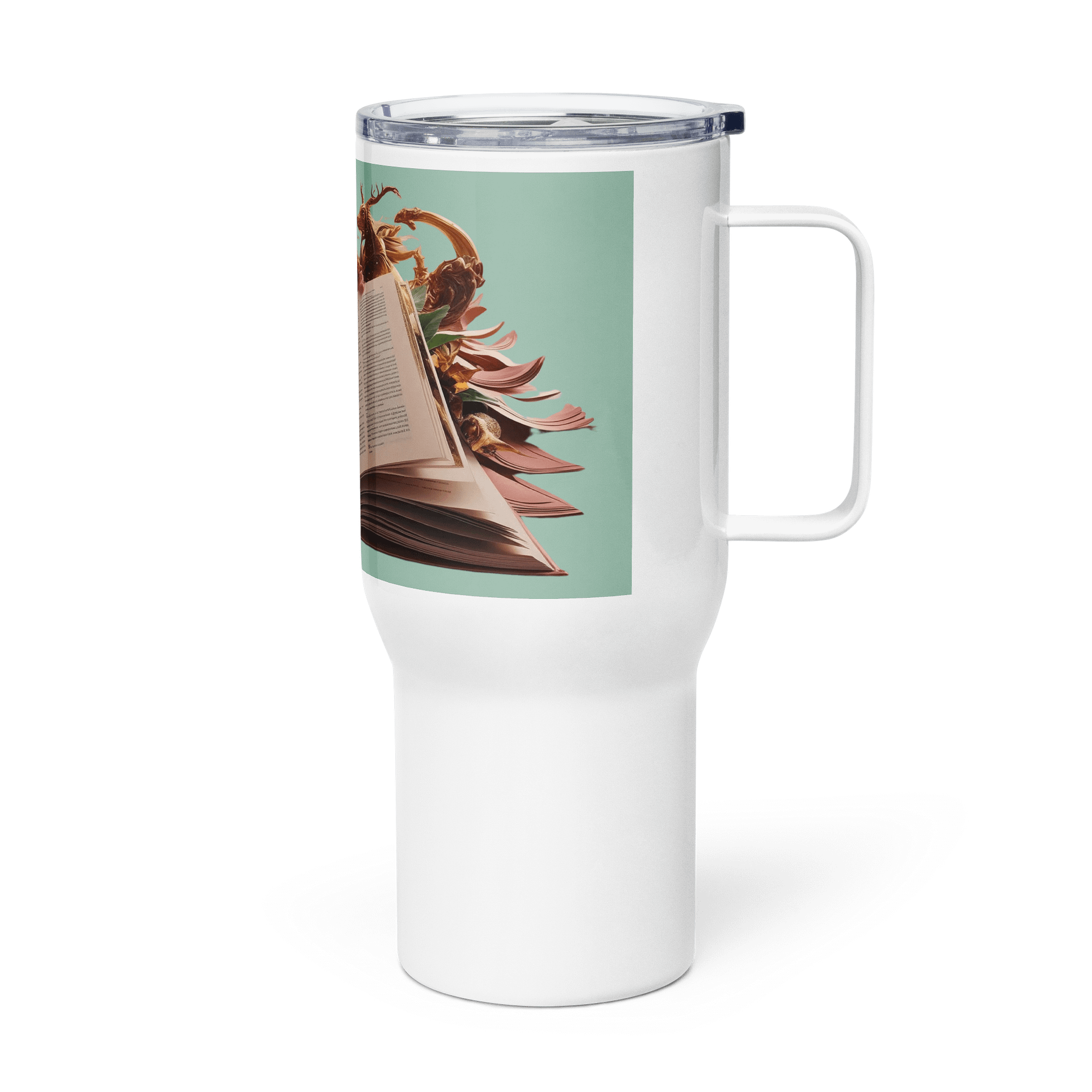 Novel Concepts Publishing – Romantasy Realms Travel Mug (Green) product image (4)