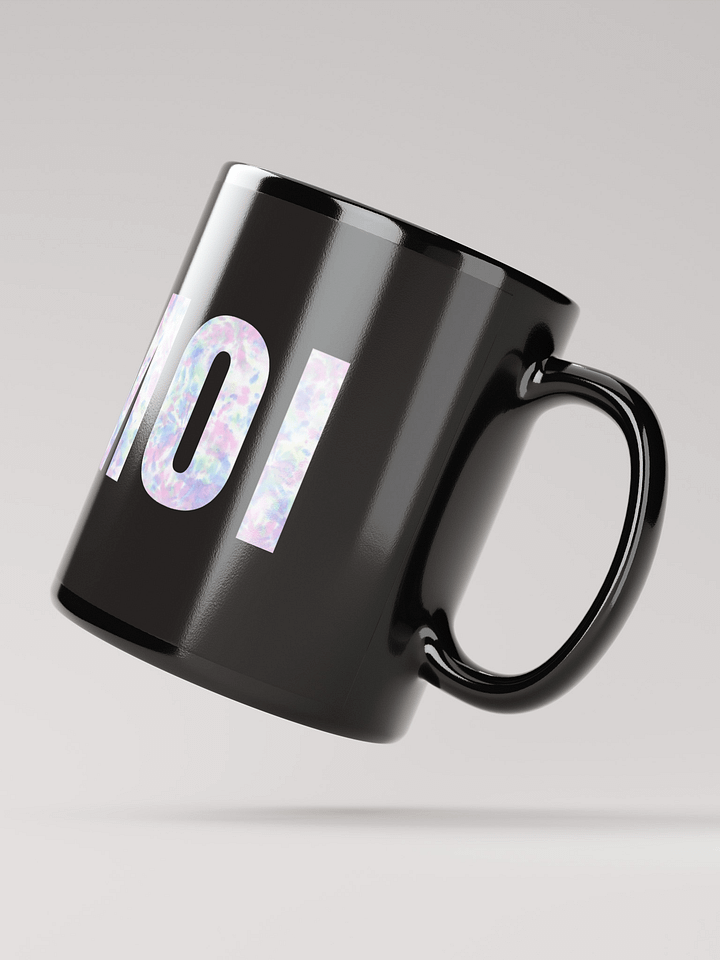 Mug Noir Toi et Moi - Décor Jardin Pastel - Cadeau couple product image (2)