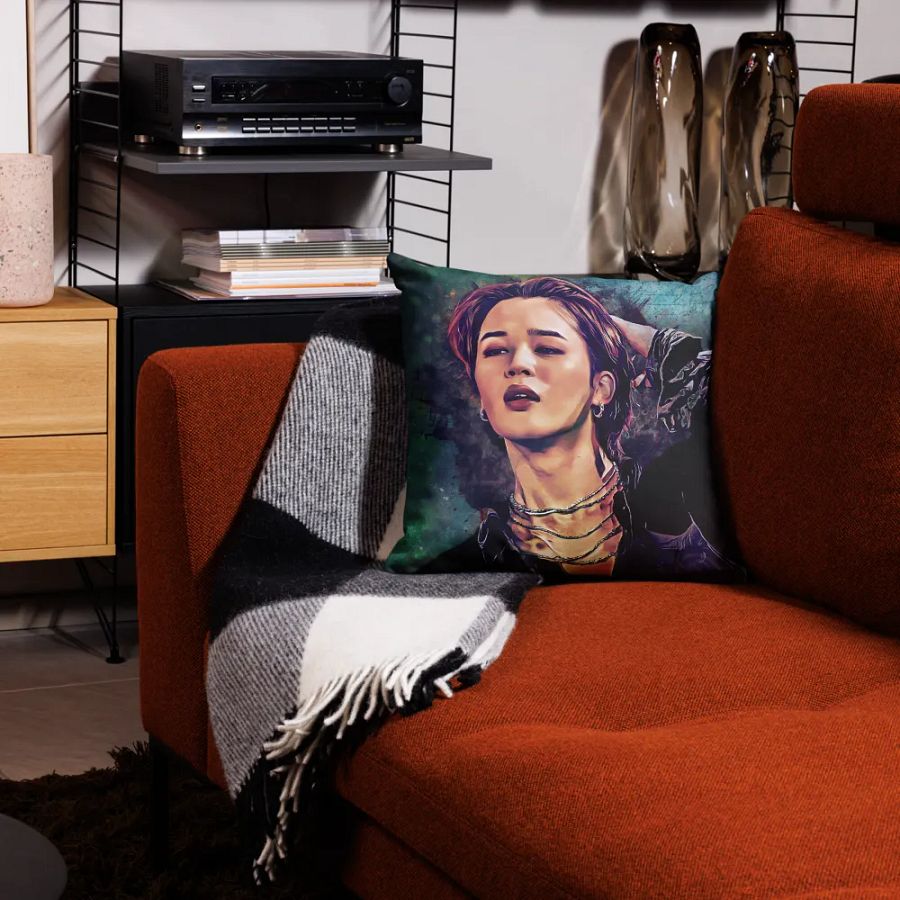 BTS - Jimin: The World's Muse Pillow - Designed by ChimberArt product image (14)