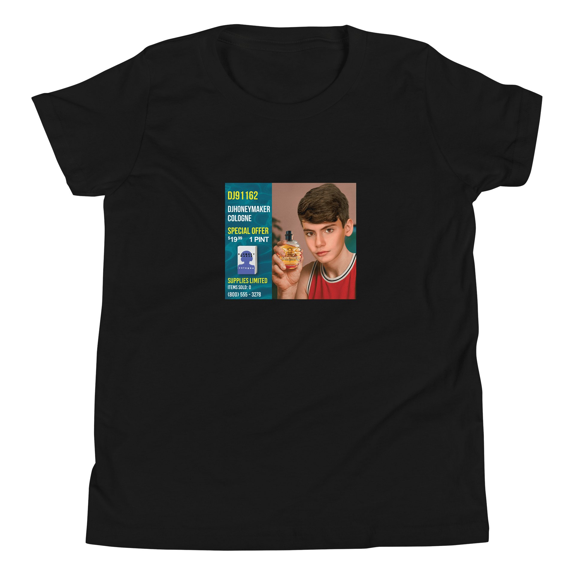 DJHoneyMaker Cologne Youth Short Sleeve T-Shirt product image (4)