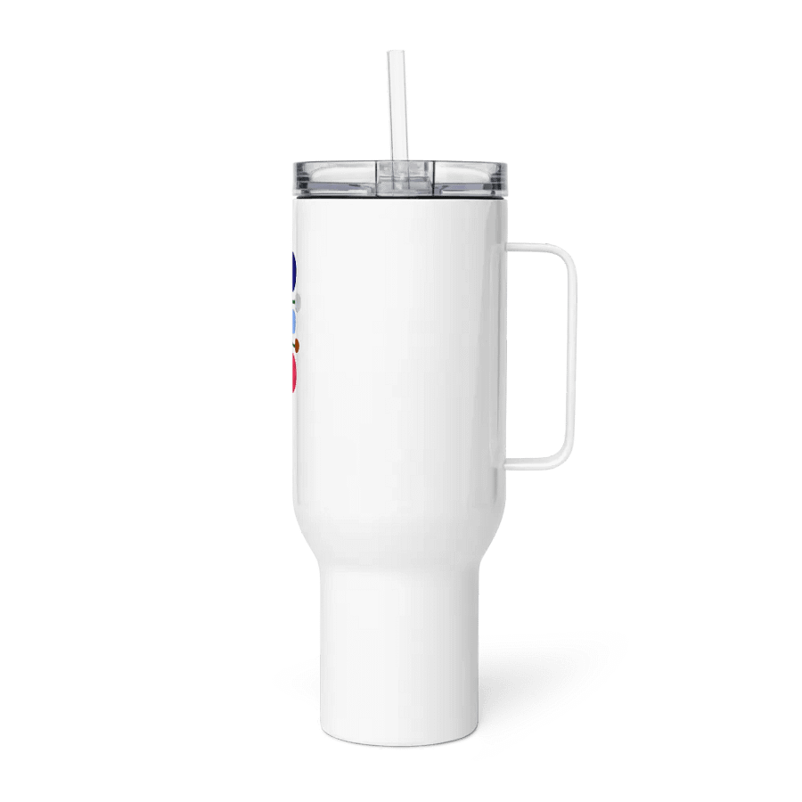 Abstract Floral Vase Travel Mug product image (5)