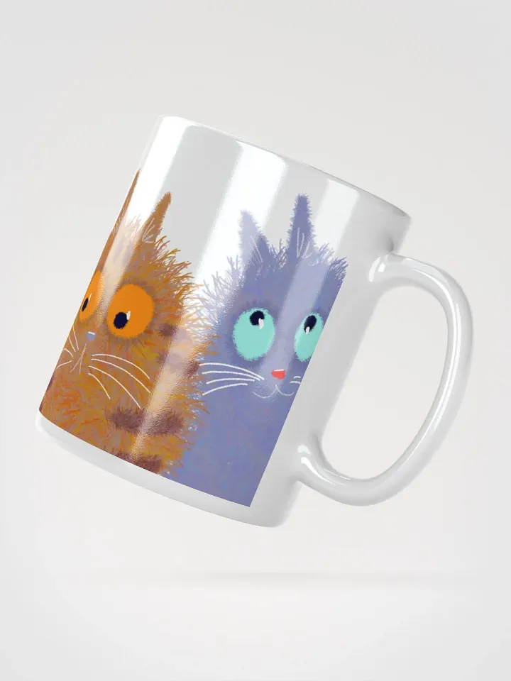 Funny Cat Crew – Hilarious Hand-Drawn Cat Mug product image (4)