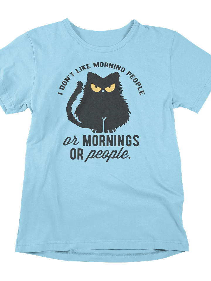 Grouchy Cat Morning Vibes T-Shirt product image (1)