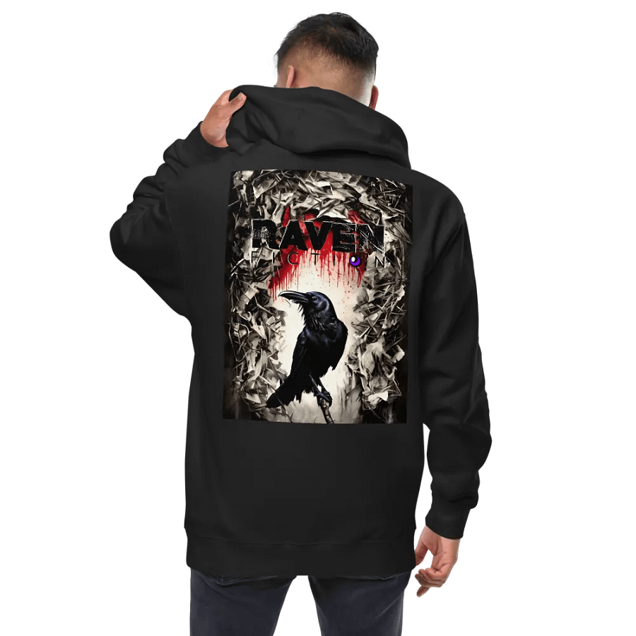 Raven Fiction Independent Trading Co. Fleece Zip Up Hoodie product image (9)