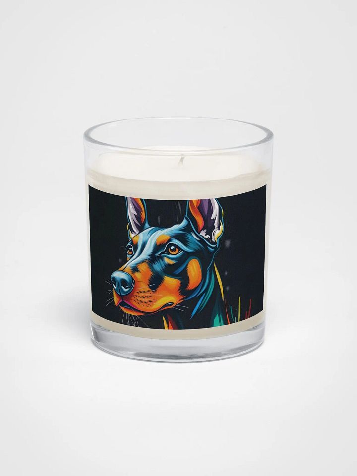 Vibrant Doberman Dreams Soy Wax Candle product image (1)