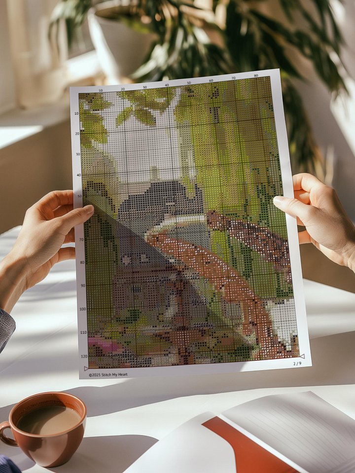 Vintage Pram Cross Stitch Pattern product image (2)