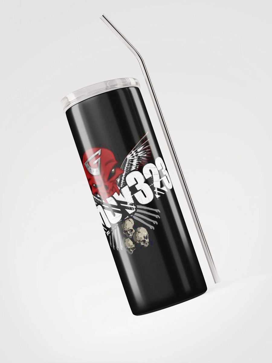 Mechanical Skull Winged Stainless Steel Tumbler product image (3)