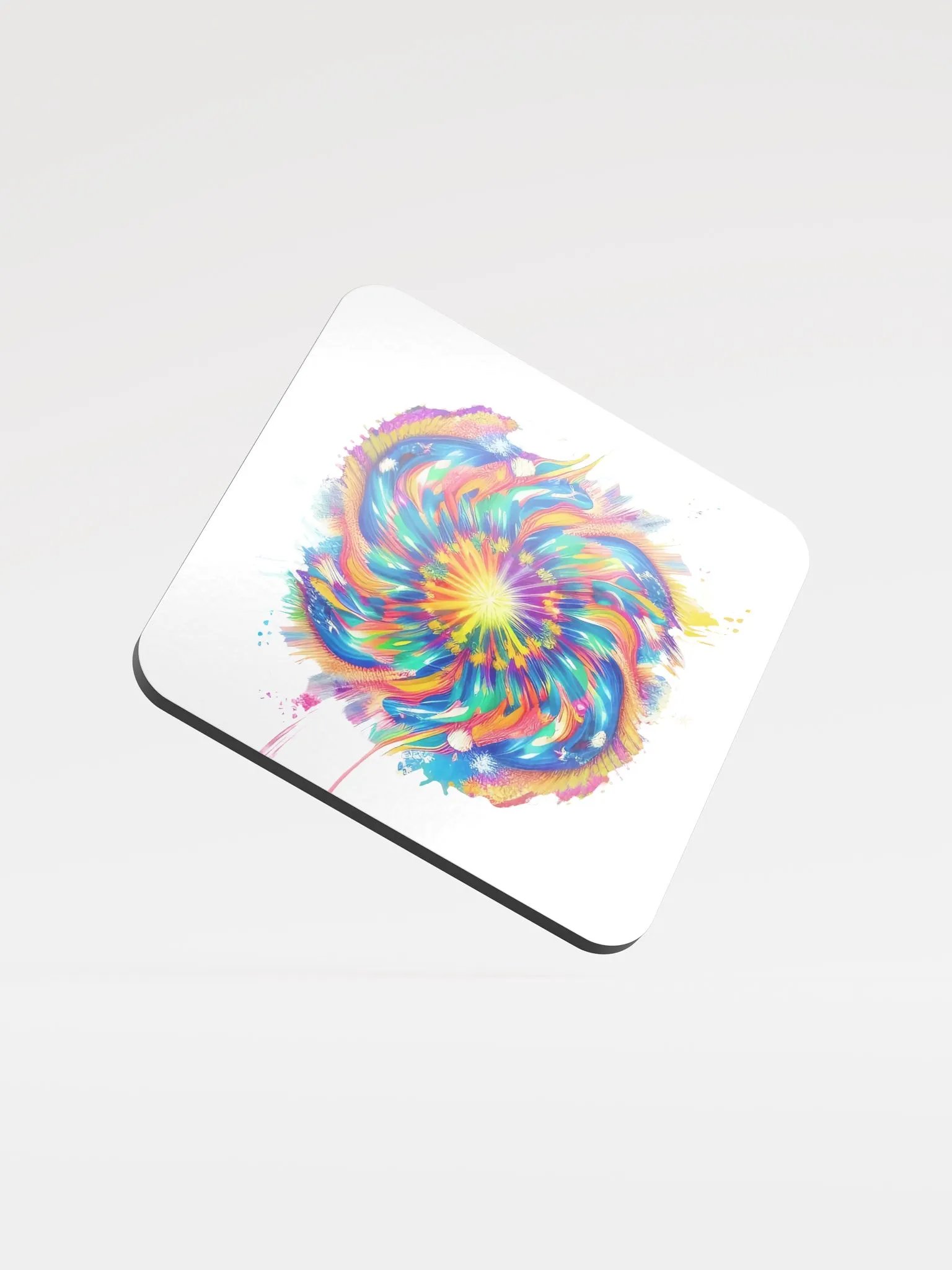 Radiant Swirls Cork Coaster Set product image (1)