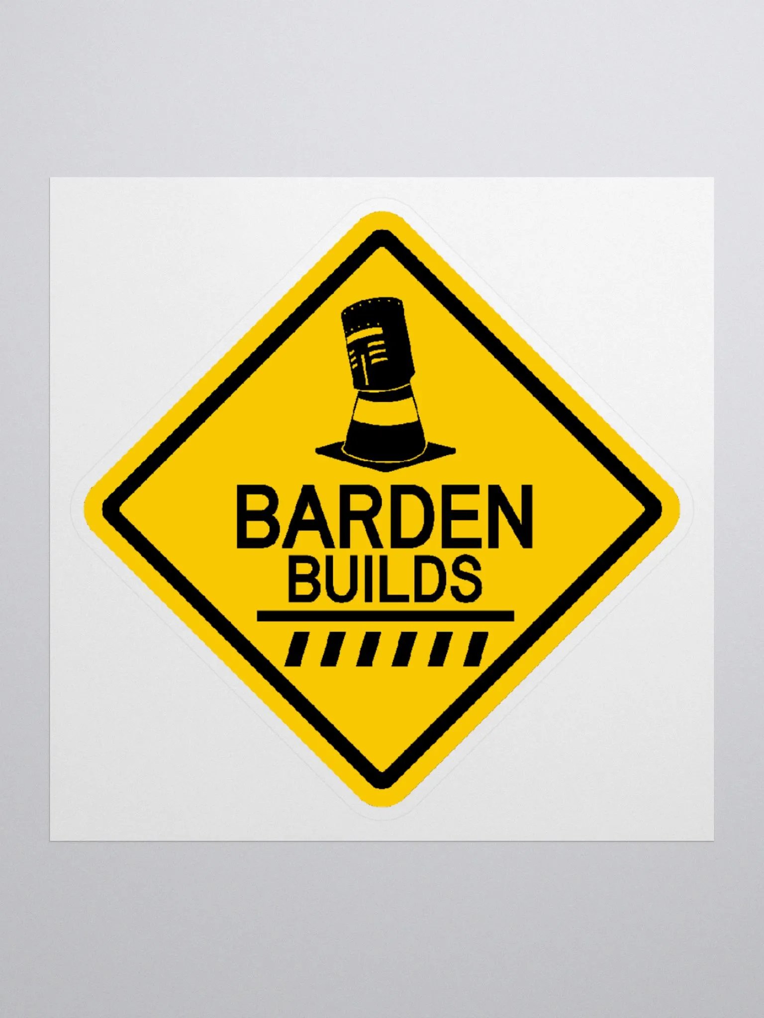 BARDEN BUILDS Logo Sticker product image (1)