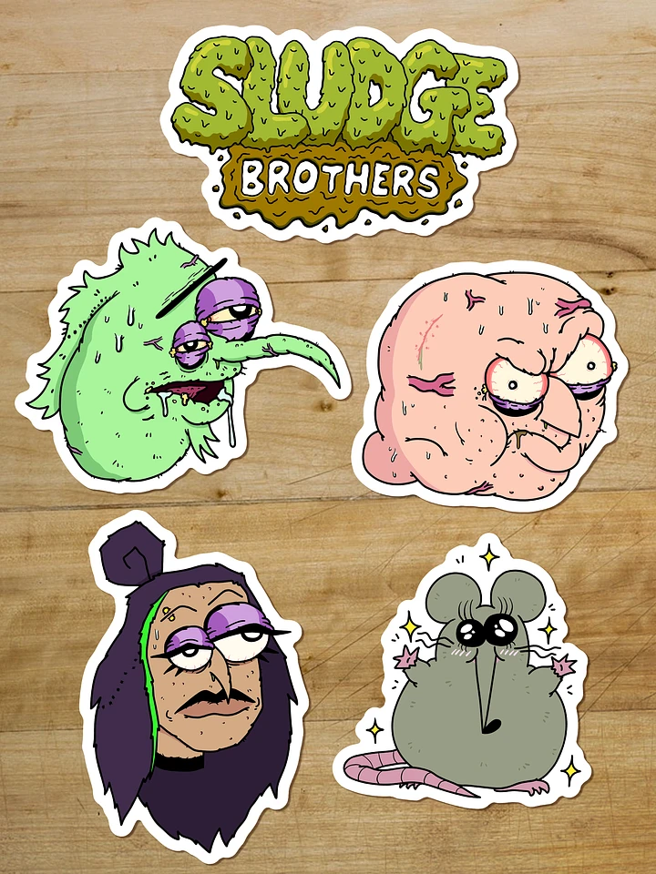 Sludge Brothers Sticker Pack product image (1)