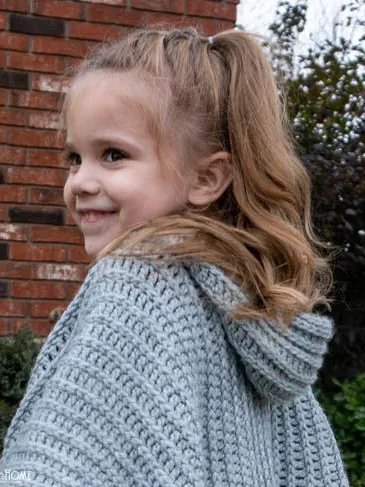 Lori Poncho Crochet Pattern - CHILD SIZES product image (4)
