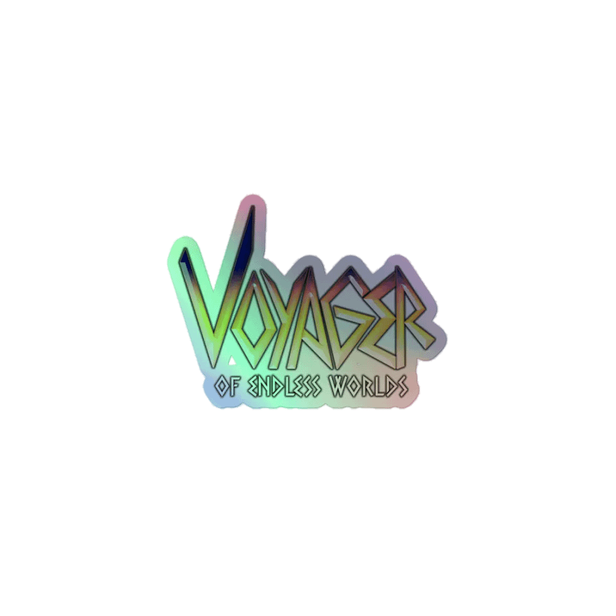 Voyager of Endless Worlds logo sticker product image (1)