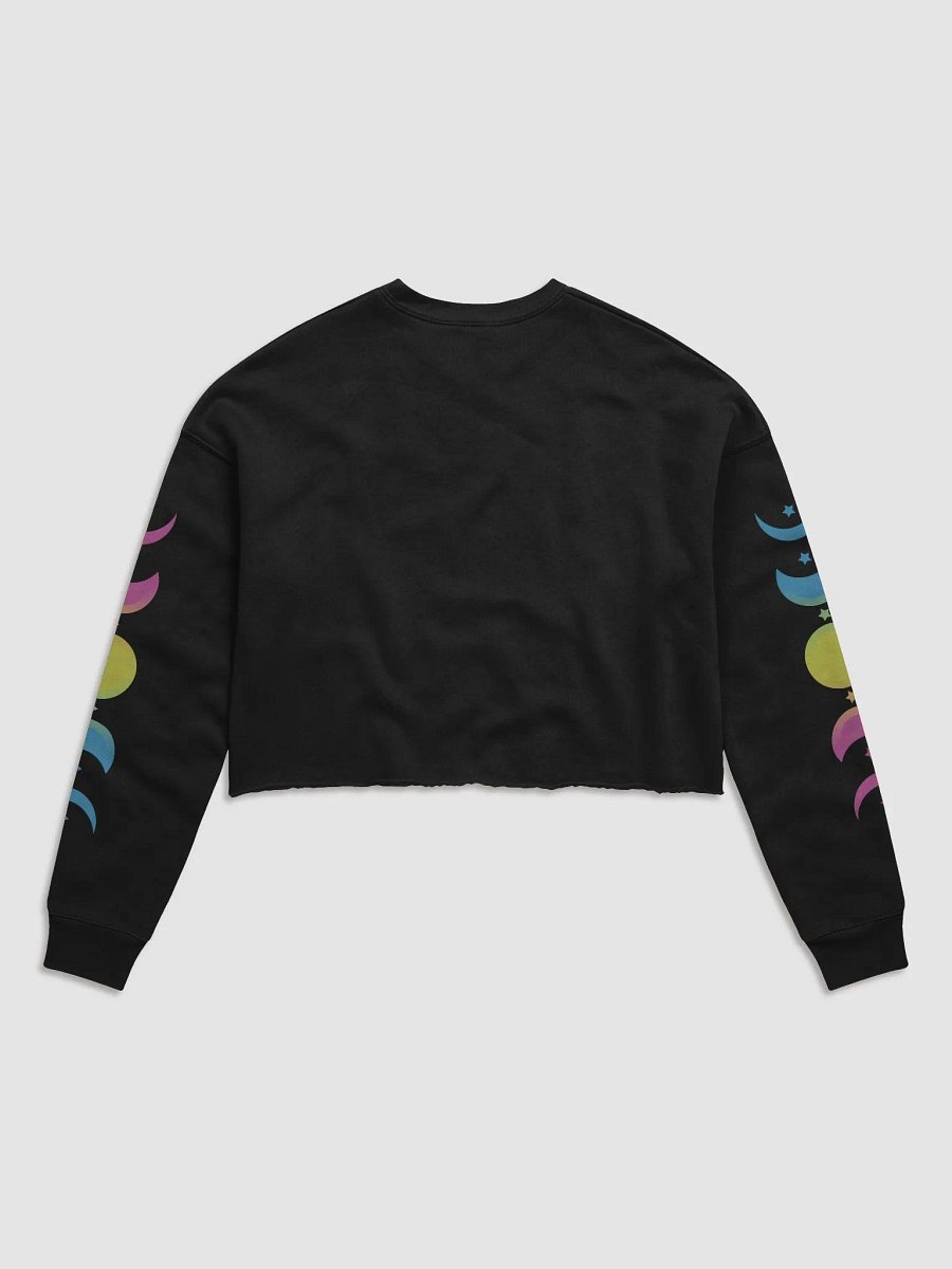 Phasing Through the Moon Pansexual Crop Sweatshirt product image (2)