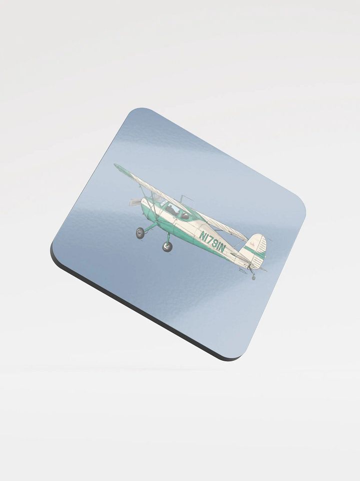 Cessna 120 Gloss Cork Coaster product image (1)