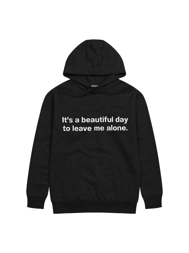 It's a beautiful day to leave me alone. Unisex Hoodie product image (13)