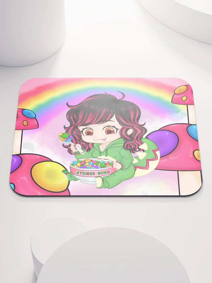 Dino Munchies Square Mouse Pad product image (1)