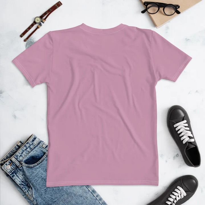 Plain Lilac Purple Soft Summer Women's Crewneck Polyester Heavyweight Premium T-Shirt by Treasure Pie product image (2)