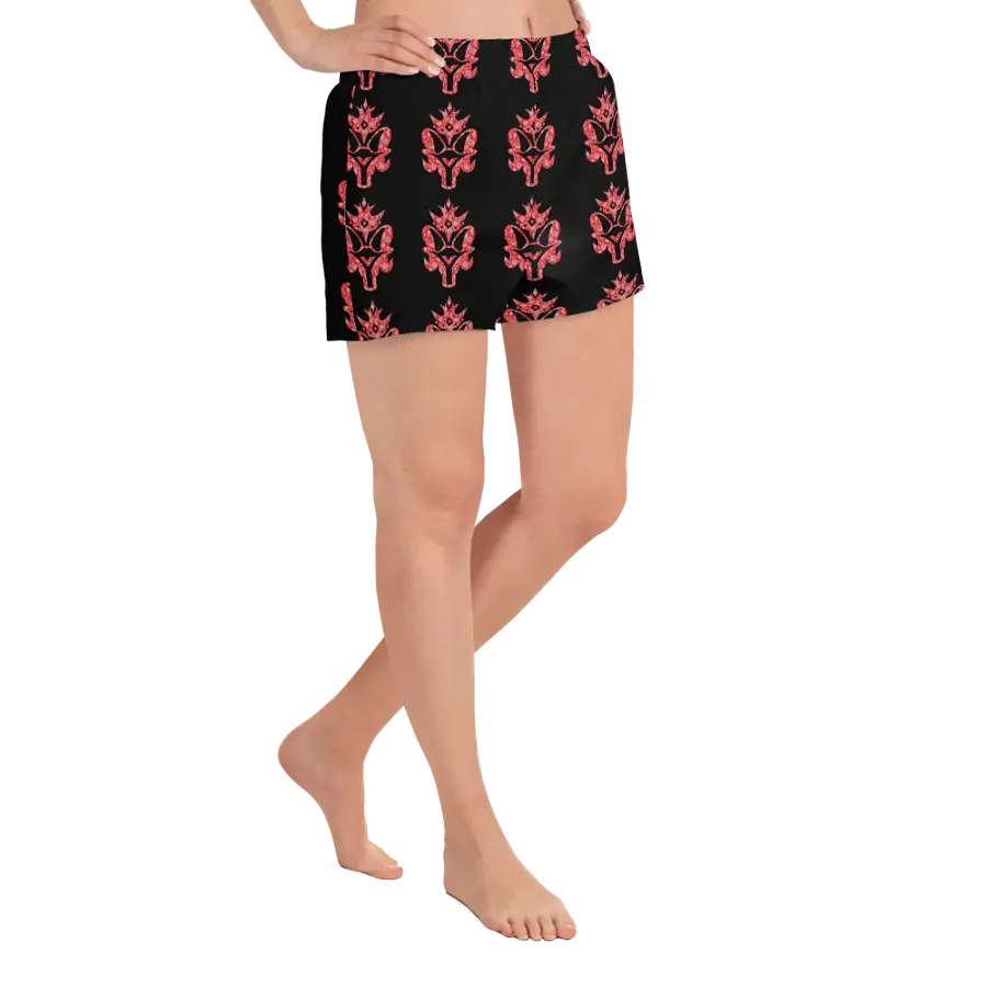 All-Over Print Women's Athletic Short Shorts product image (3)