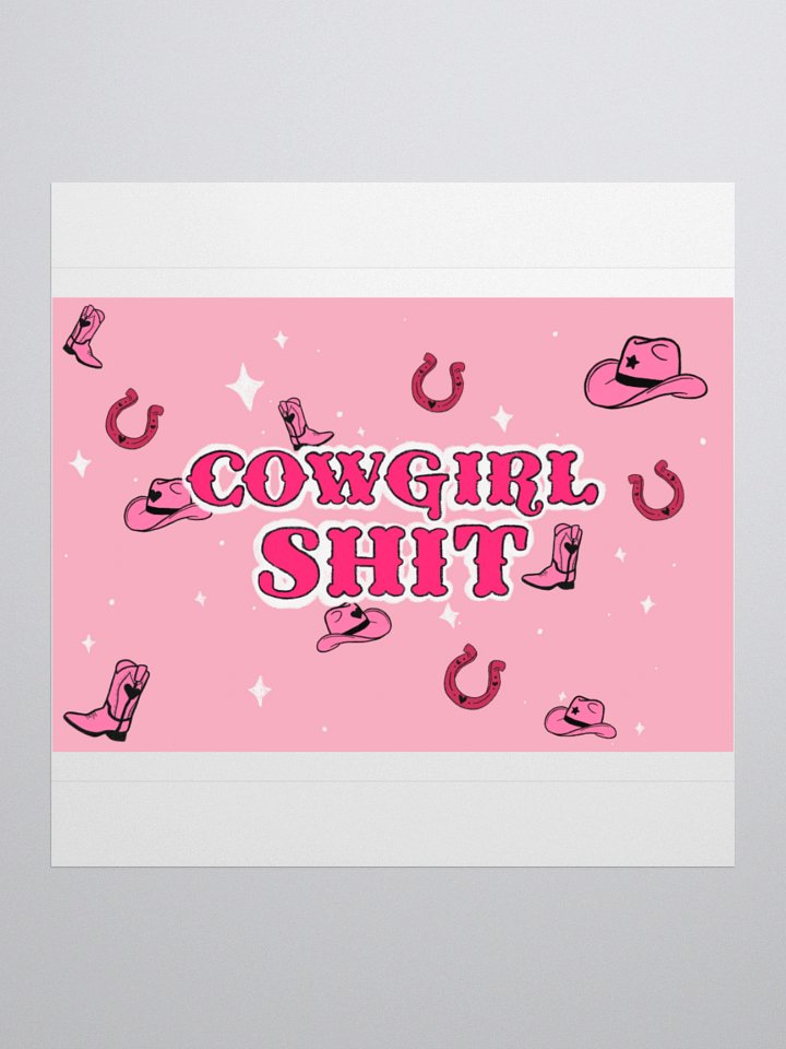 cowgirl shit sticker product image (1)