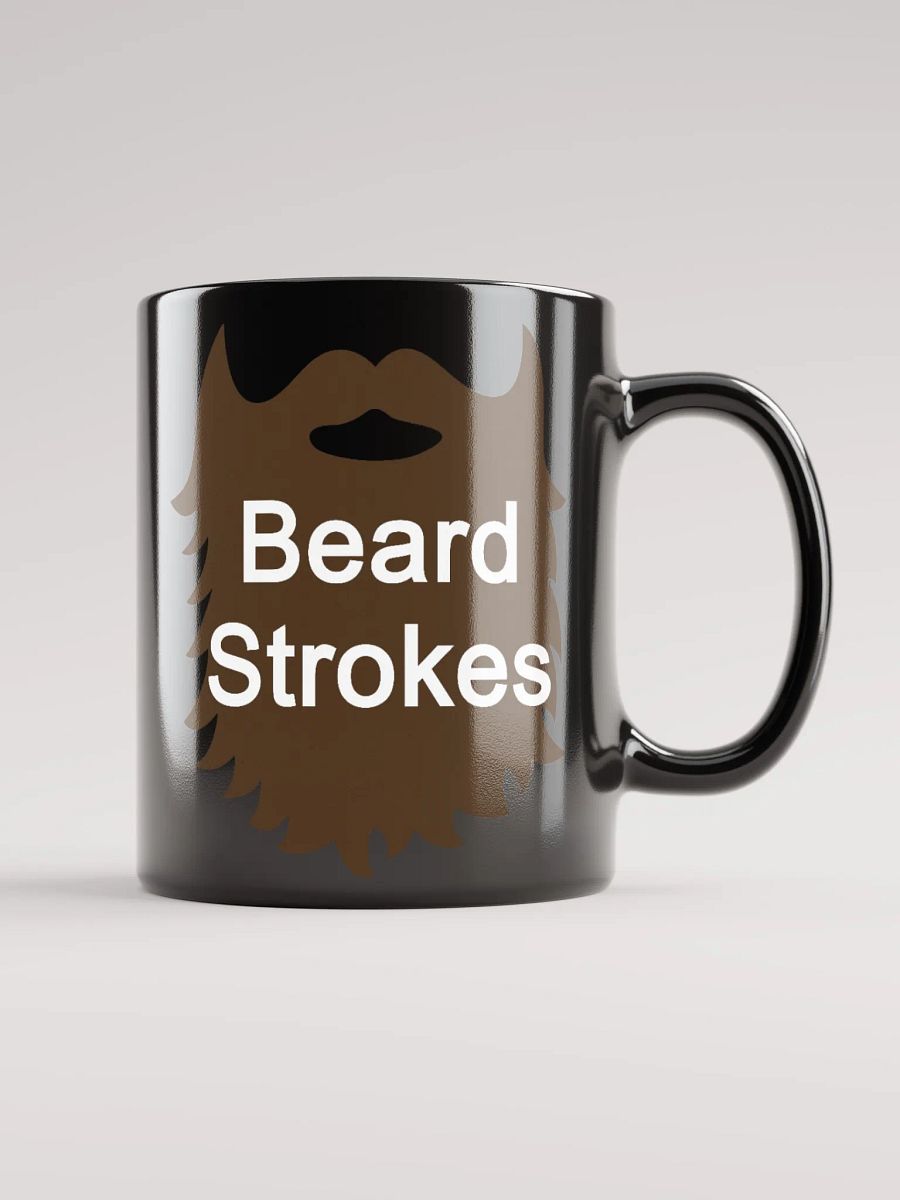 Beard Strokes Mug - Black product image (6)