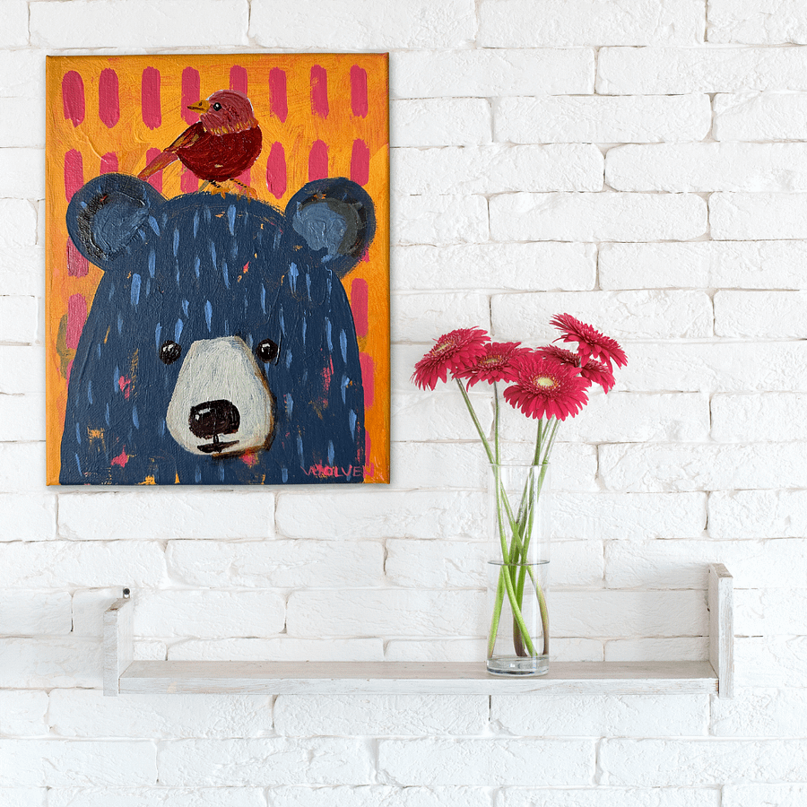 Original Painting: Perch – The Bear of Friendship product image (2)