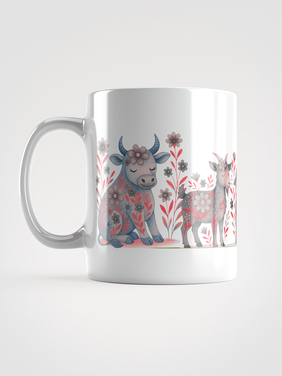 Mug Blanc - Ferme Fleurie Graphique Série 3 - Cadeau Original product image (6)