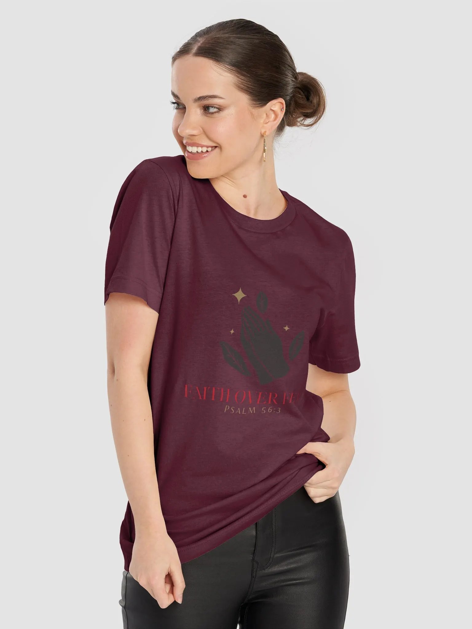 Faith Over Fear Supersoft T-Shirt. product image (50)