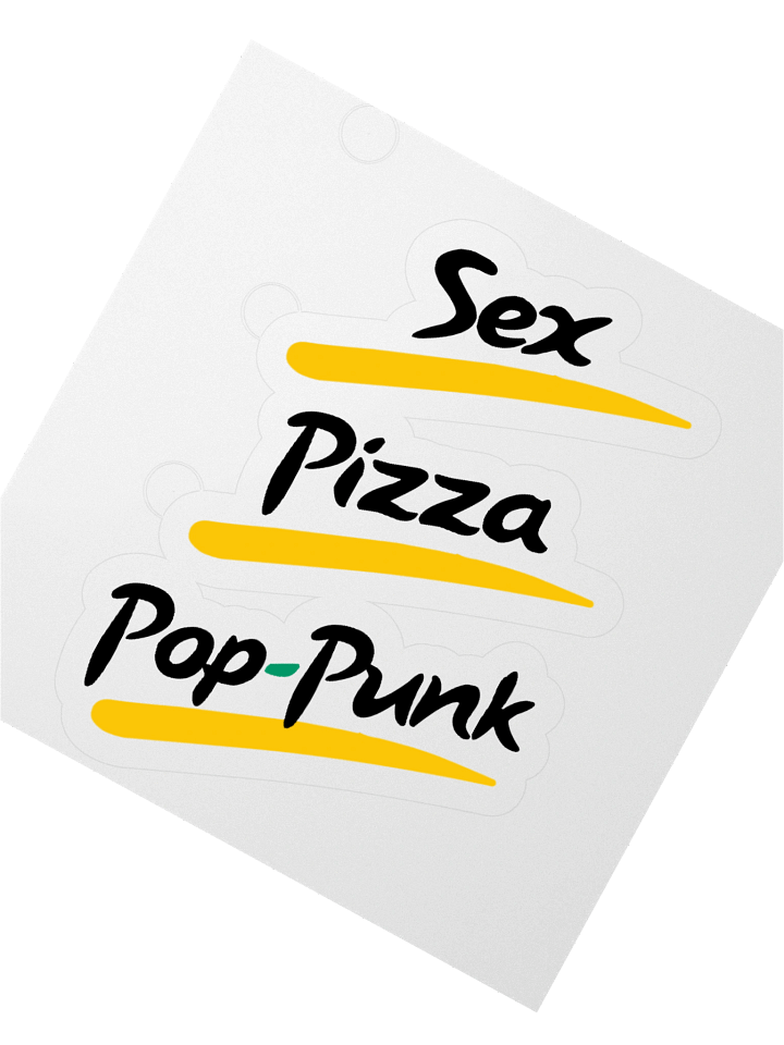 Pop-Punk Pizza Sticker 2 product image (6)