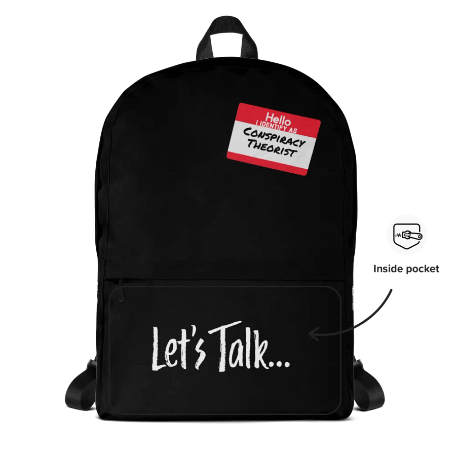 “Conspiracy Pronouns” Back Pack product image (12)