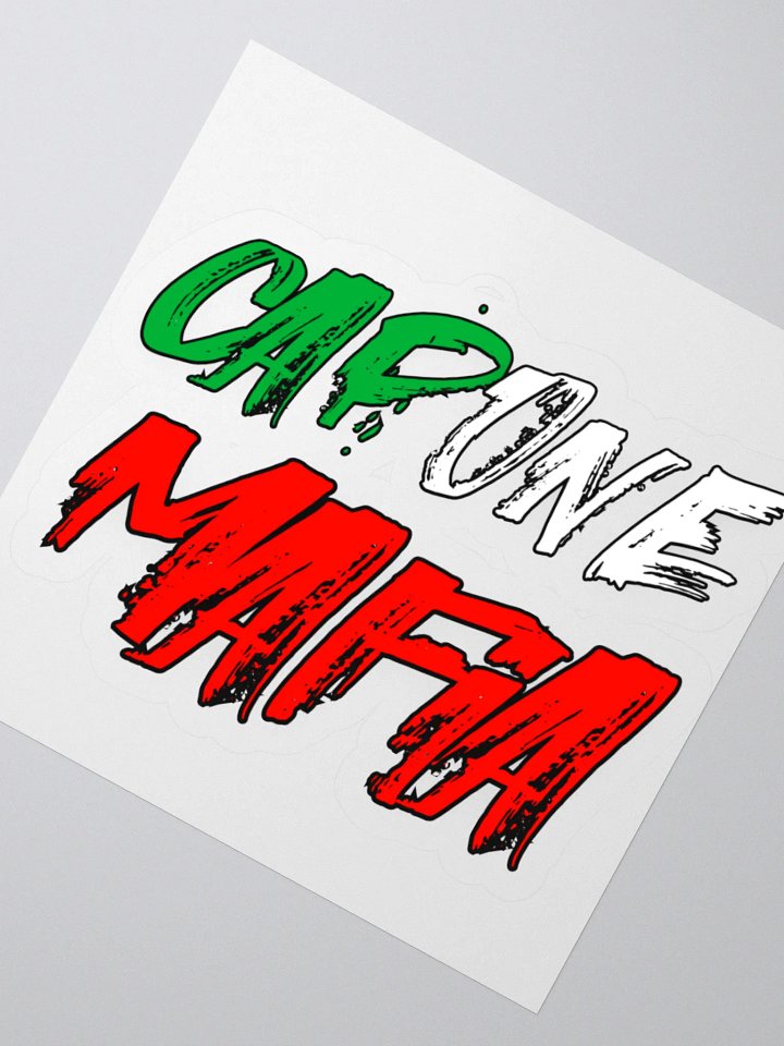 Capone Mafia Sticker product image (7)