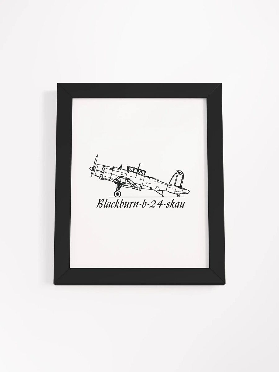 Blackburn b 24 skau Aircraft. Vibrant Matte Wood-Framed Poster product image (4)