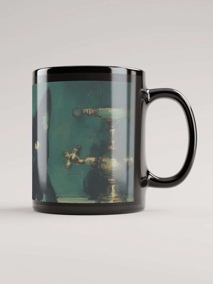 Gleaming Eyes Black Cat Mug product image (2)