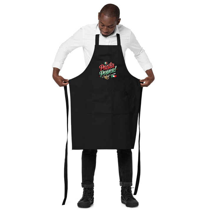 Pasta Power Eco Apron - Italian Themed Merch product image (2)
